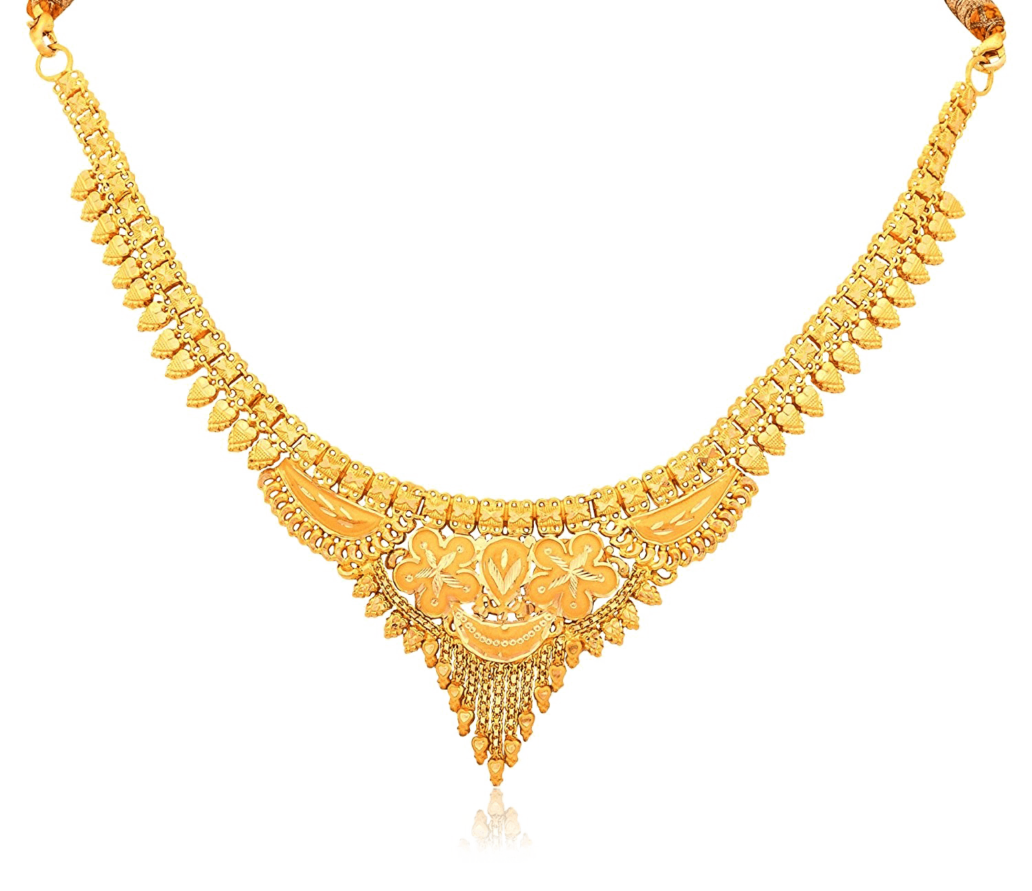 Gold Necklace Transparent PNG