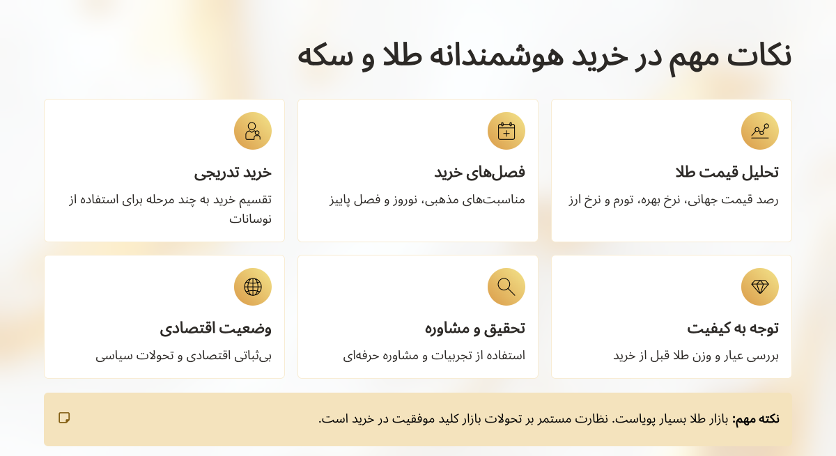 چه زمانی طلا بخرم 16 چه زمانی طلا بخریم؟ بهترین زمان خرید طلا