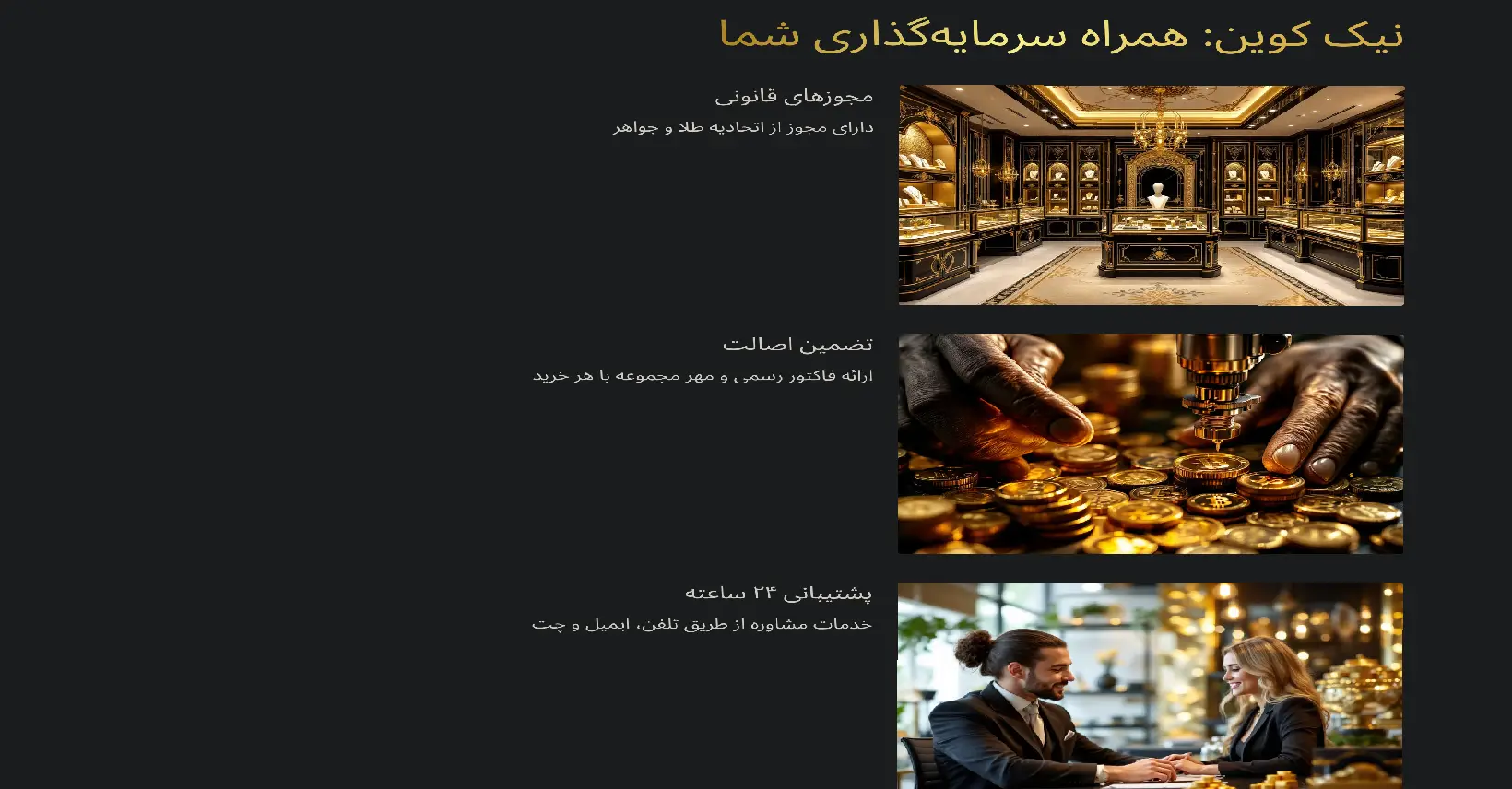 اصول سرمایه گذاری موفق: گامی مطمئن برای آینده مالی شما 30 نیککوین با ارائه خدمات خرید آنلاین آسان