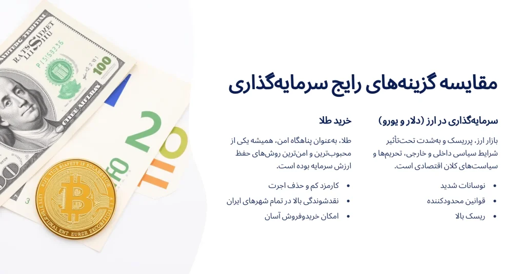 بهترین سرمایهگذاری با یک میلیارد تومان در سال ۱۴۰۴؛ چرا طلای آب شده انتخاب اول ماست؟ 21 مقایسه گزینه های رایج سرمایه گذاری