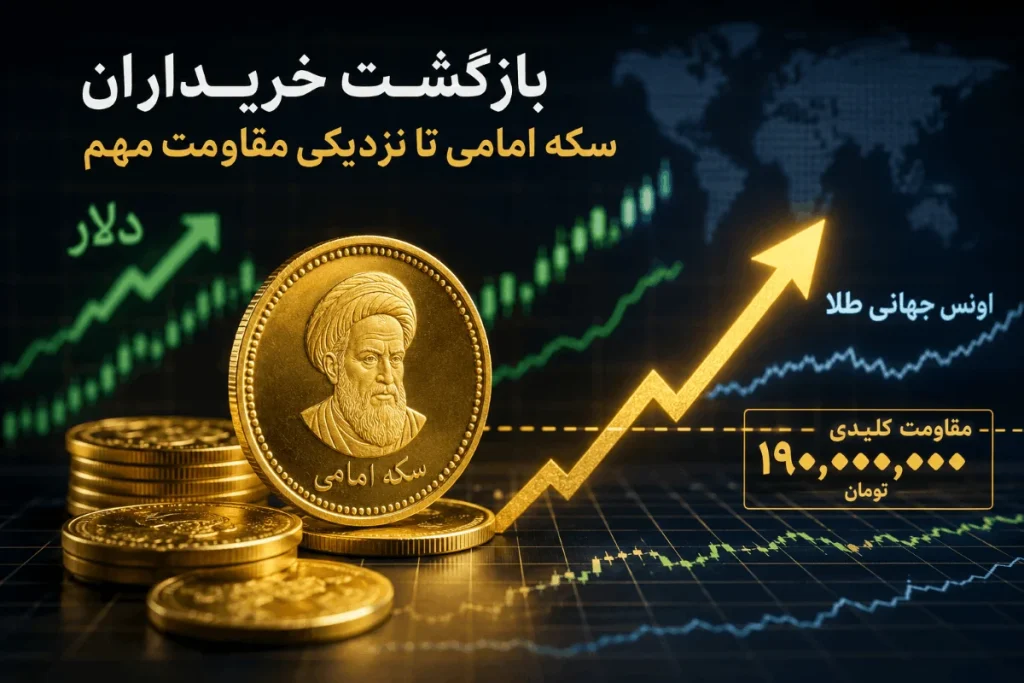 افزایش قیمت سکه امامی