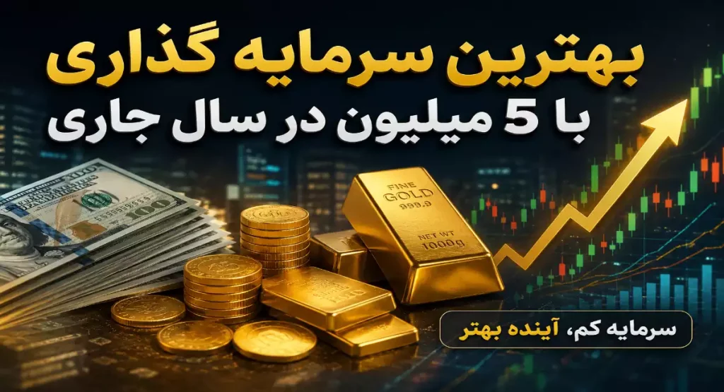 بهترین سرمایه گذاری با 5 میلیون در سال 1405 - با 5 میلیون چی بخرم سود کنم
