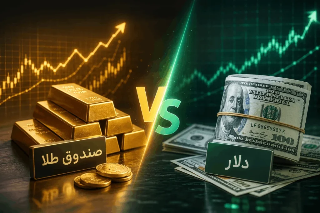 صندوق طلا یا دلار