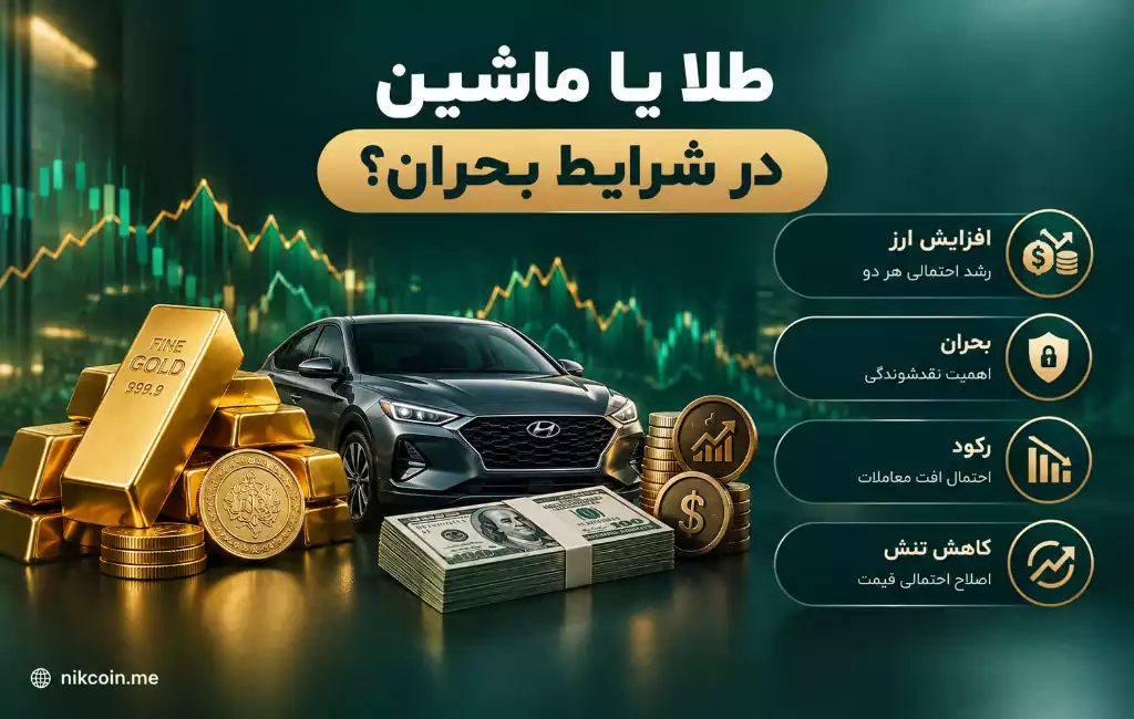 طلا یا خودرو؛ کدام برای سرمایه گذاری بهتر است؟ 23 در شرایط بحران خرید طلا بهتر است یا ماشین؟